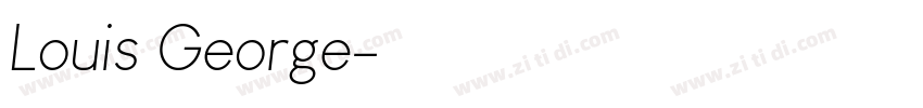 Louis George字体转换